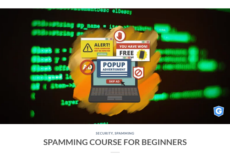SPAMMING COURSE FOR BEGINNERS