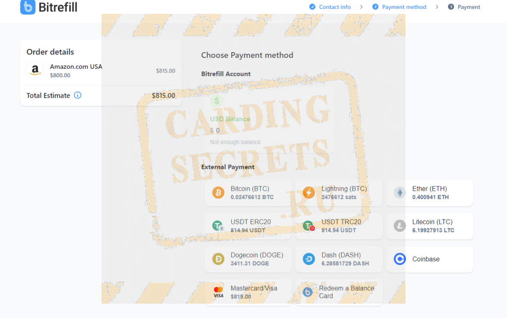 bitrefill.com carding method